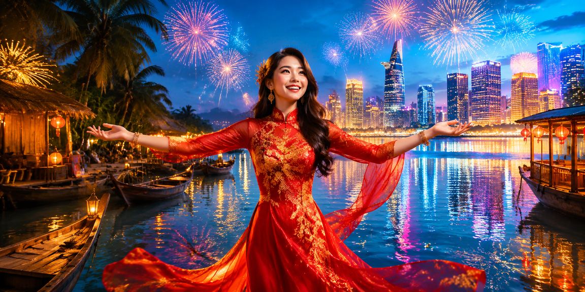 Khung cảnh lễ hội cược casino vùng sông Mekong