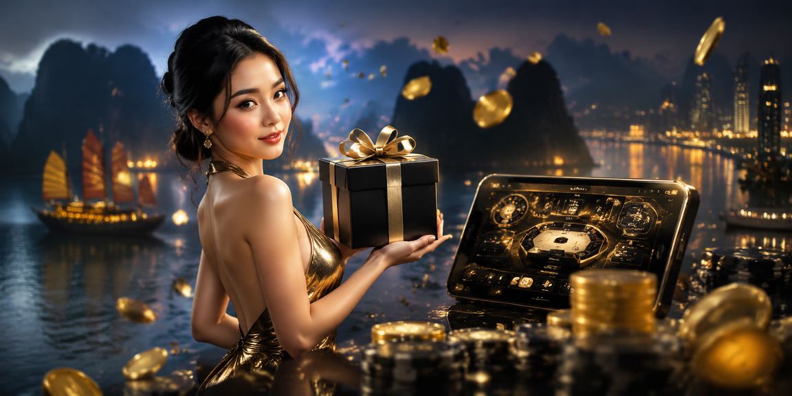 Khách hàng nhận voucher khuyến mãi tại quầy cược casino Việt Nam